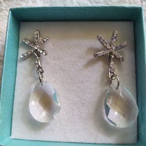 Crystal drop earrings